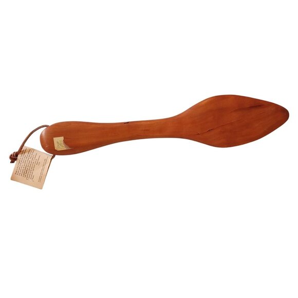 Handcrafted Solid Cherry Wood Pie Server By The Greenbrier Gourmet - Picture 2 of 5